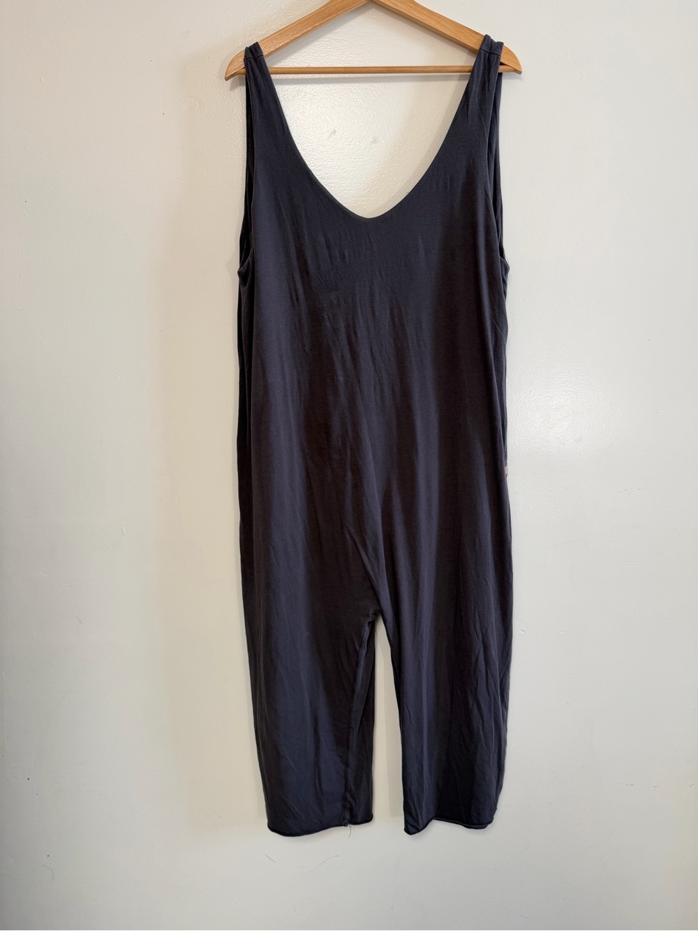 Lunya Gray Sleeveless Jumpsuit XL